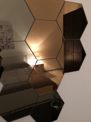 Matrimoniale chiara specchio due